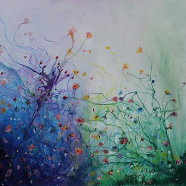 Original Abstract Landscape Paintings by Mira Mitrova