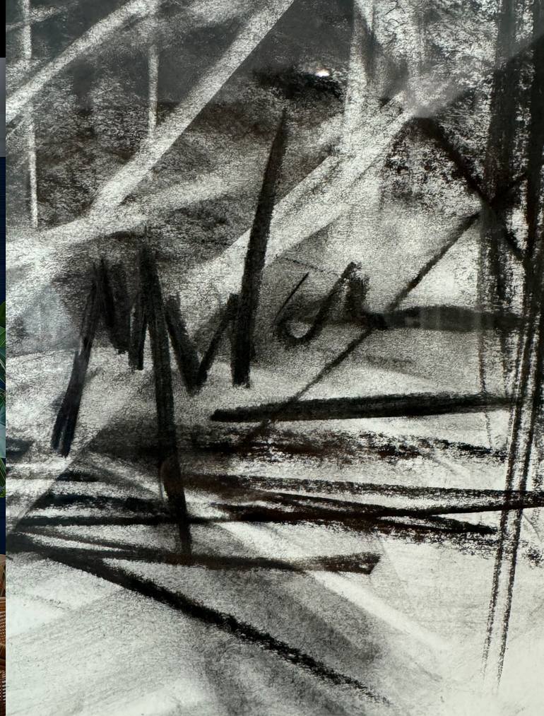 Original Abstract Women Drawing by Matt Ware