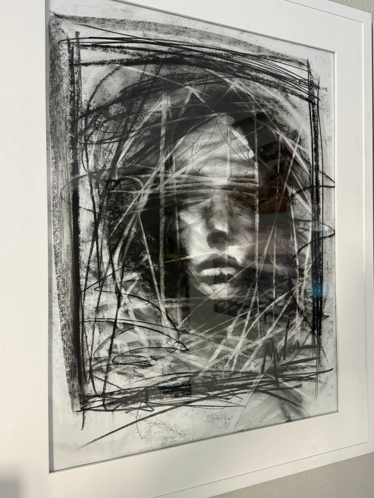 Original Abstract Women Drawing by Matt Ware