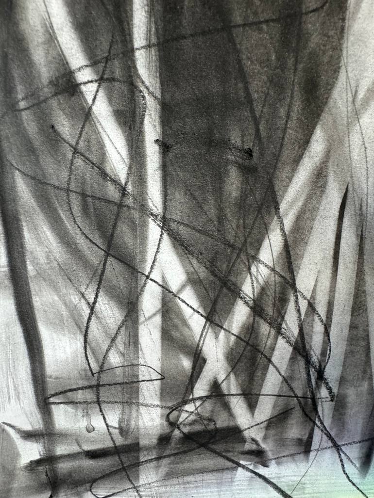 Original Abstract Women Drawing by Matt Ware