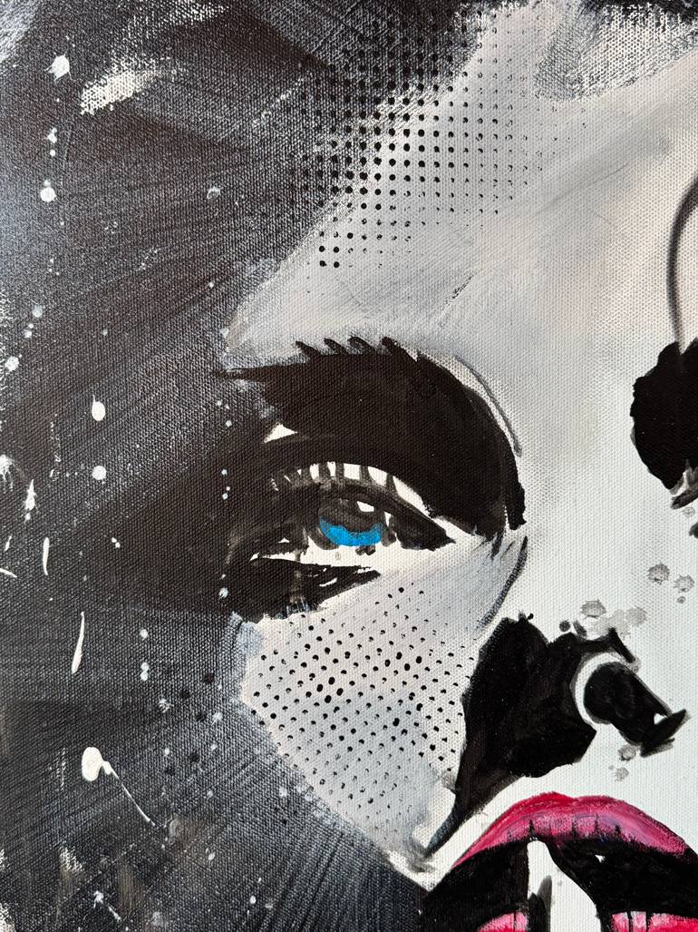 Original Abstract People Painting by Matt Ware