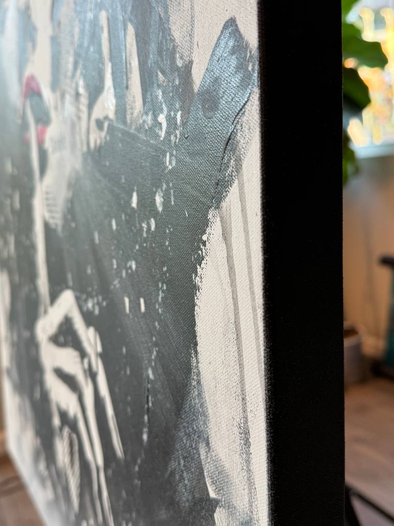 Original Abstract People Painting by Matt Ware