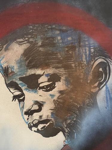 Original Street Art People Painting by Matt Ware