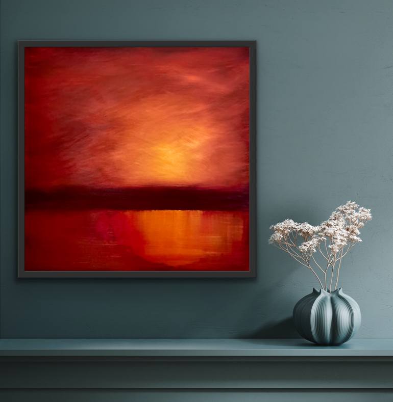 Original Abstract Landscape Painting by Matt Ware