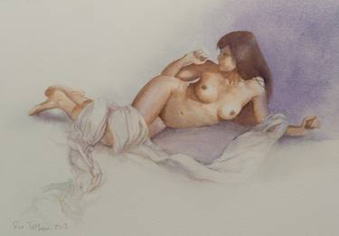 Print of Realism Nude Paintings by Sue Tatham
