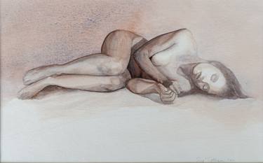 Original Figurative Nude Paintings by Sue Tatham