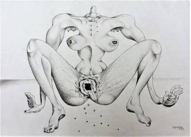 Print of Body Drawings by Stéphanie Coste