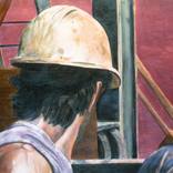 Man at work #15 by Allan Skriloff