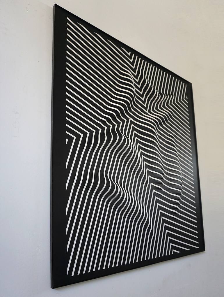 Original Geometric Painting by Martin Del Litto