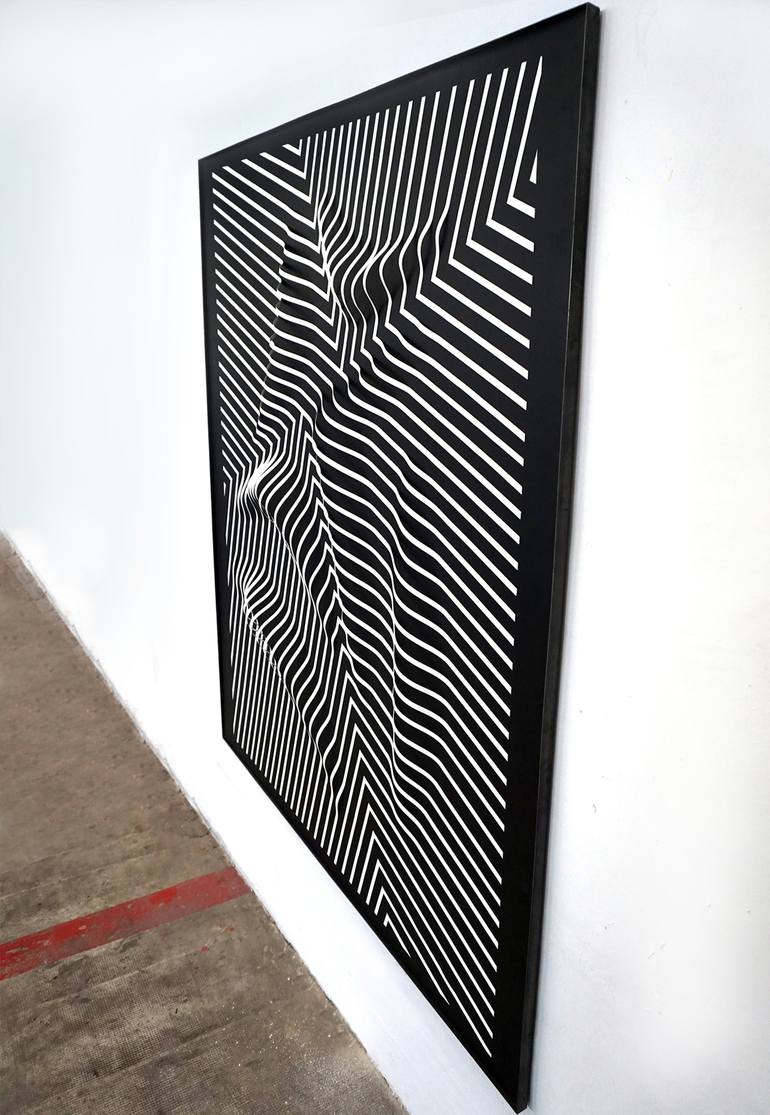 Original Geometric Painting by Martin Del Litto