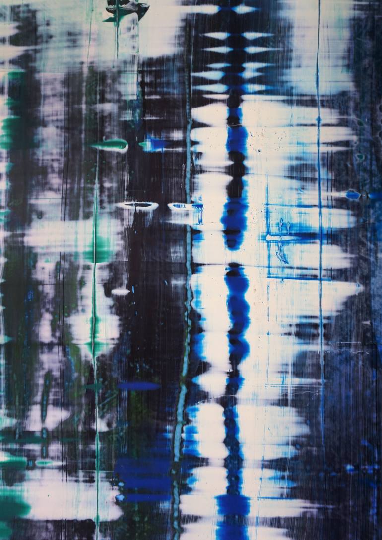 Original Abstract Expressionism Abstract Painting by Martin Del Litto