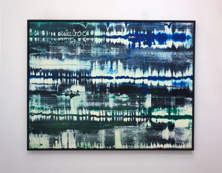 Original Abstract Expressionism Abstract Painting by Martin Del Litto