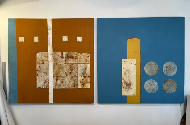 Original Abstract Mixed Media by Stephen Rybacki