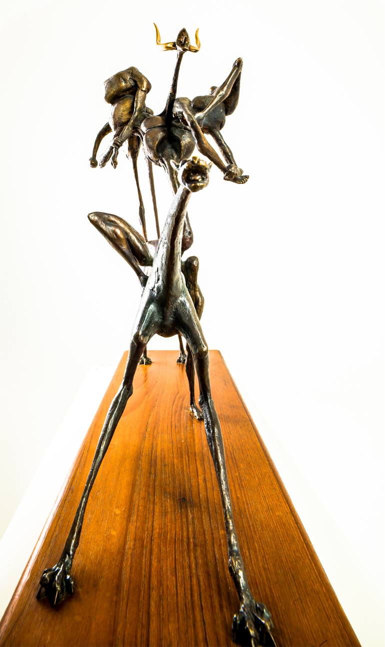 Original Abstract Expressionism Abstract Sculpture by Maureen Quin