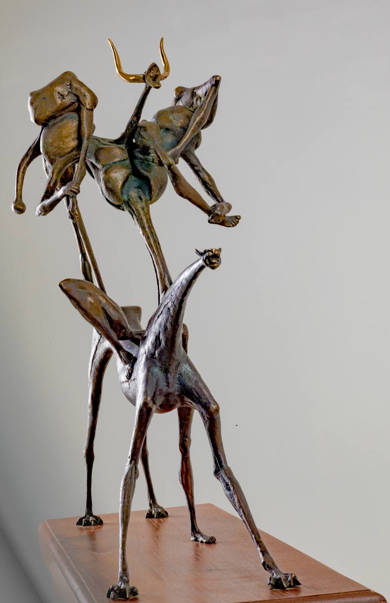 Original Abstract Expressionism Abstract Sculpture by Maureen Quin