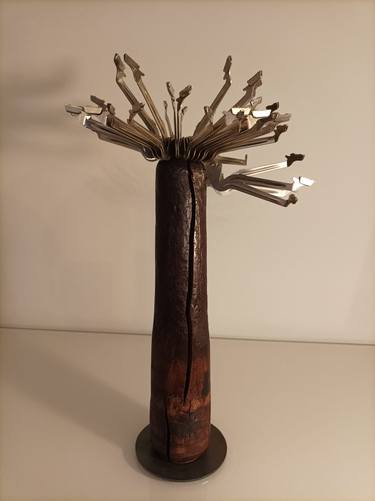 Original Abstract Sculpture by Arturo Amez