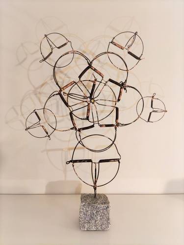 Original Abstract Expressionism Abstract Sculpture by Arturo Amez