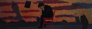 Original Expressionism Landscape Paintings by Prisac Nicolae