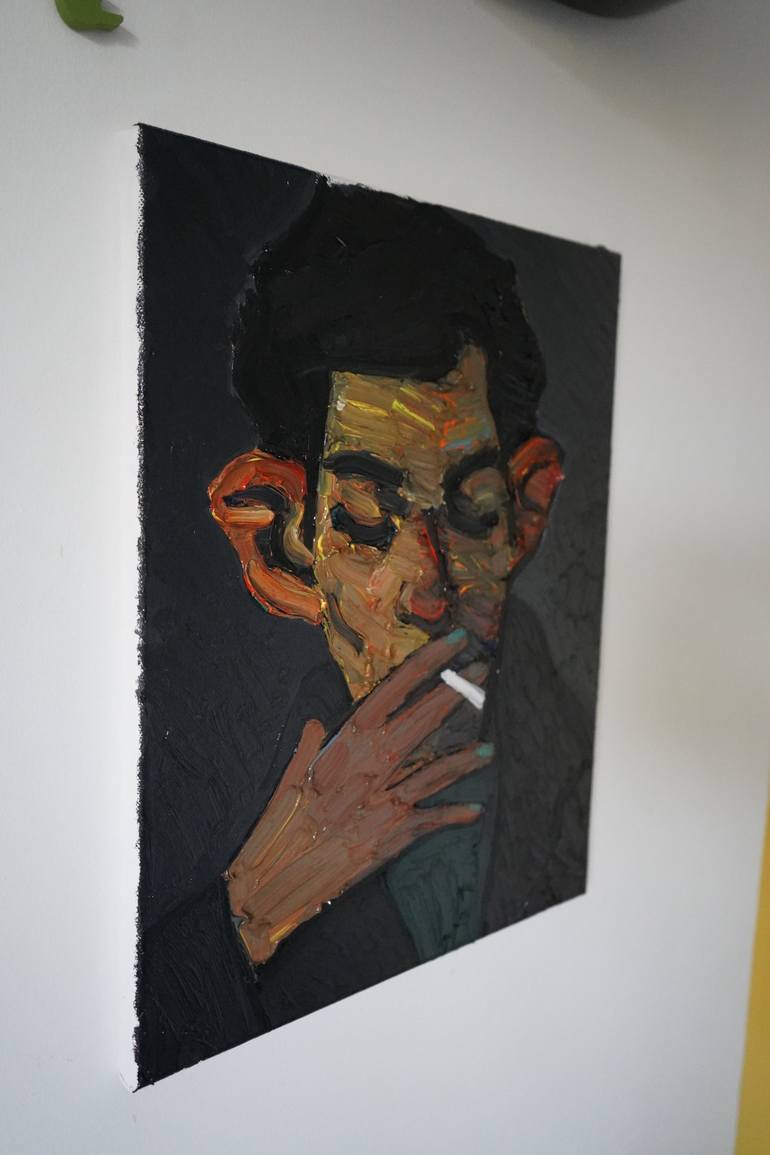 Original Portrait Painting by Prisac Nicolae