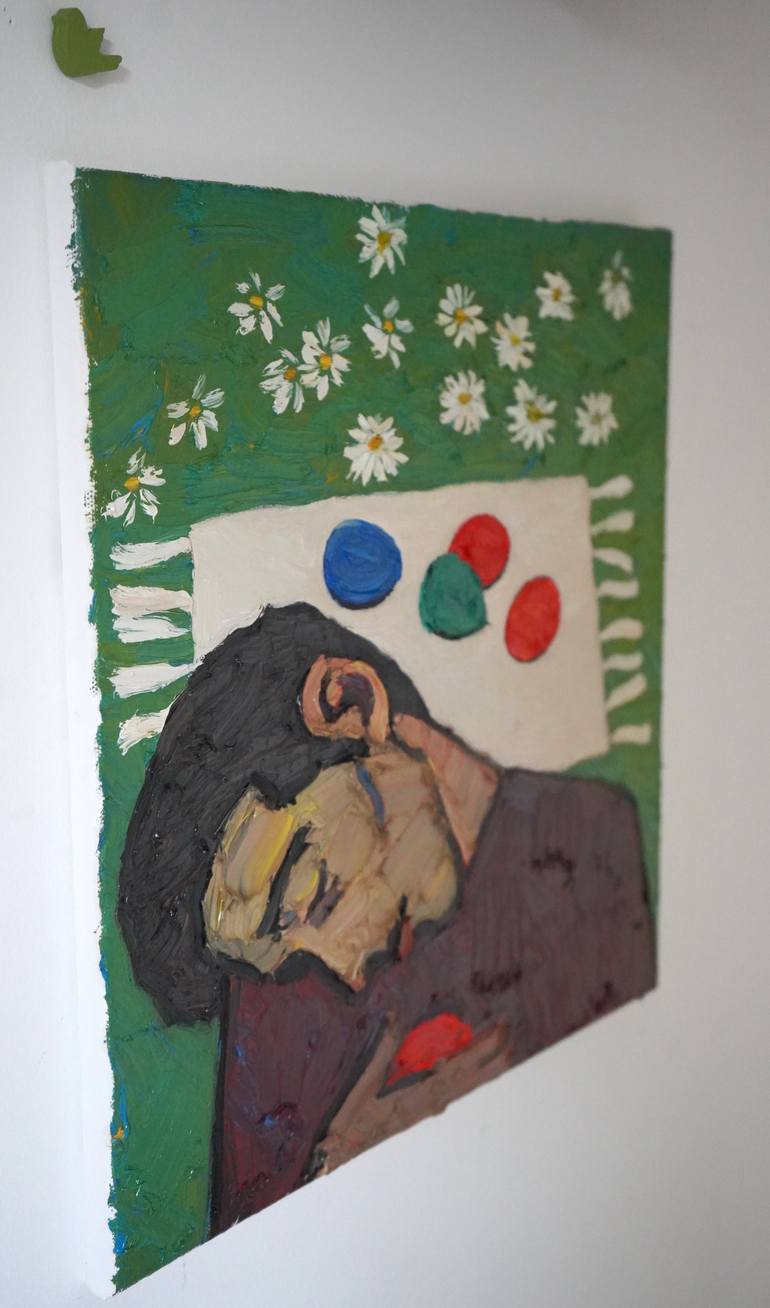 Original Expressionism People Painting by Prisac Nicolae