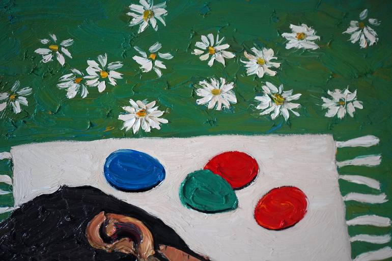 Original Expressionism People Painting by Prisac Nicolae