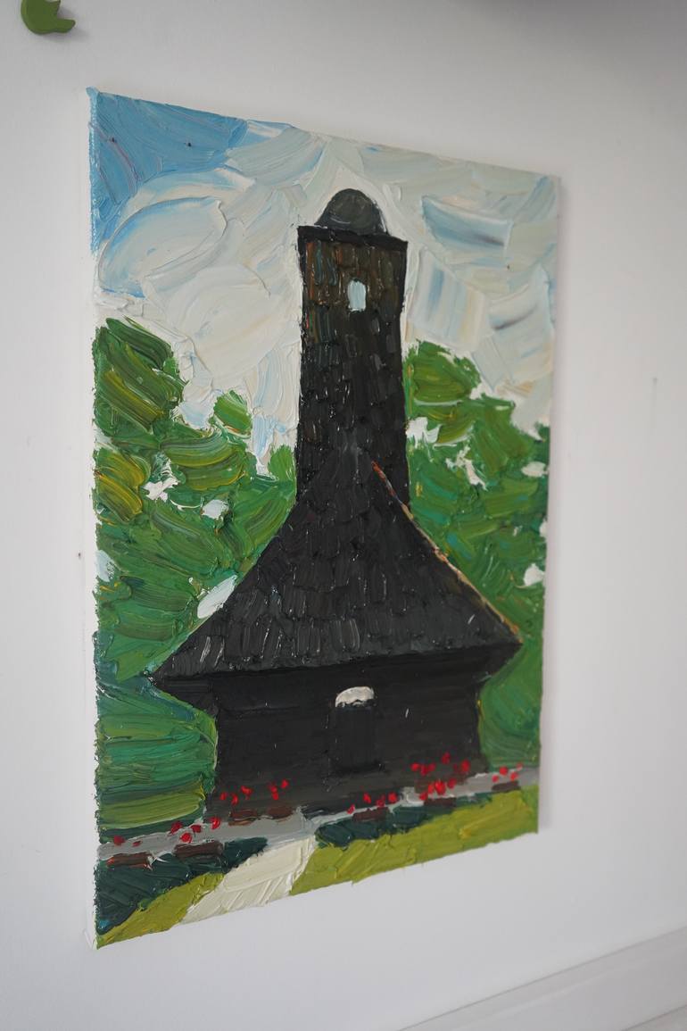 Original Expressionism Landscape Painting by Prisac Nicolae