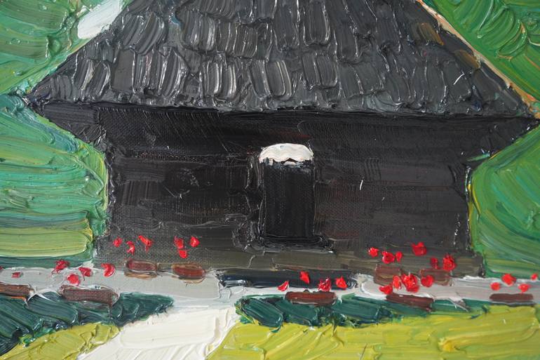Original Expressionism Landscape Painting by Prisac Nicolae
