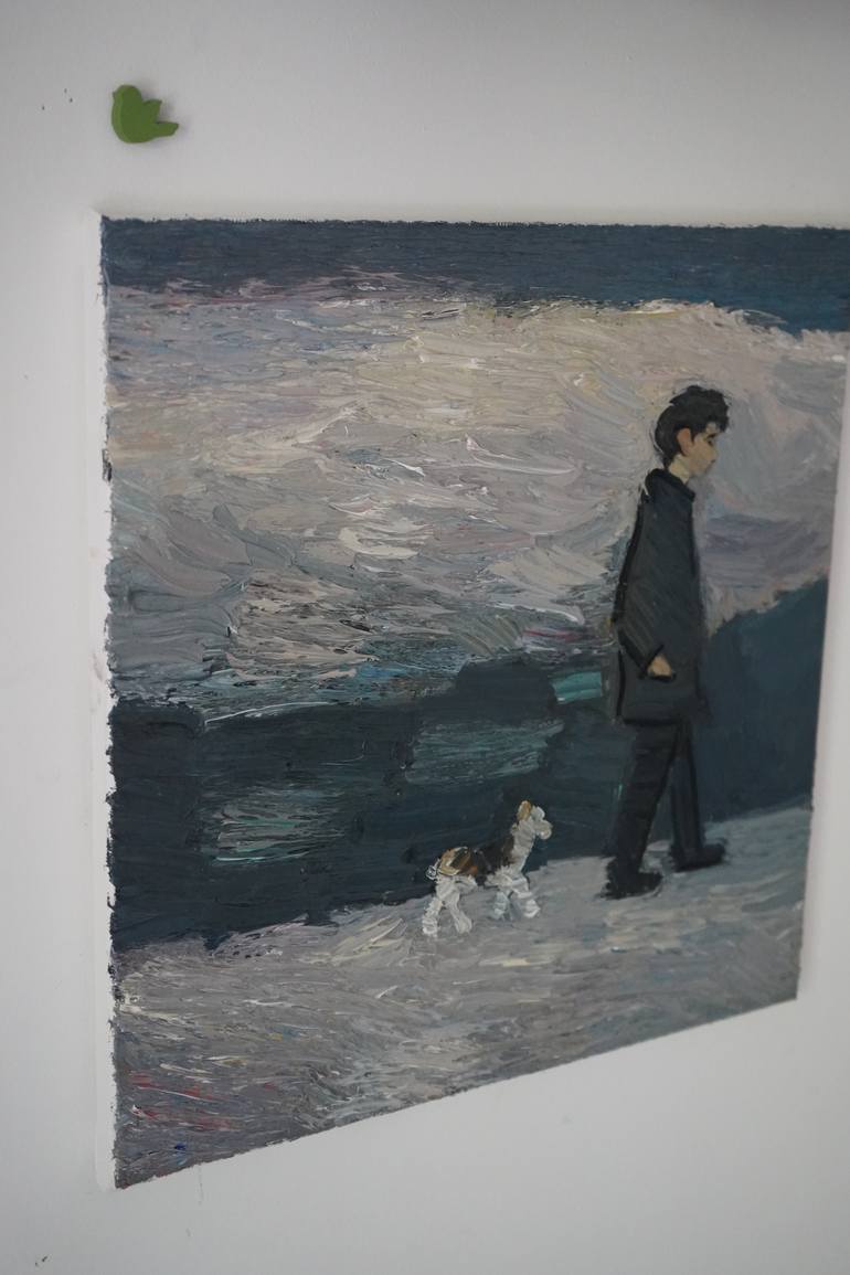 Original Expressionism Landscape Painting by Prisac Nicolae