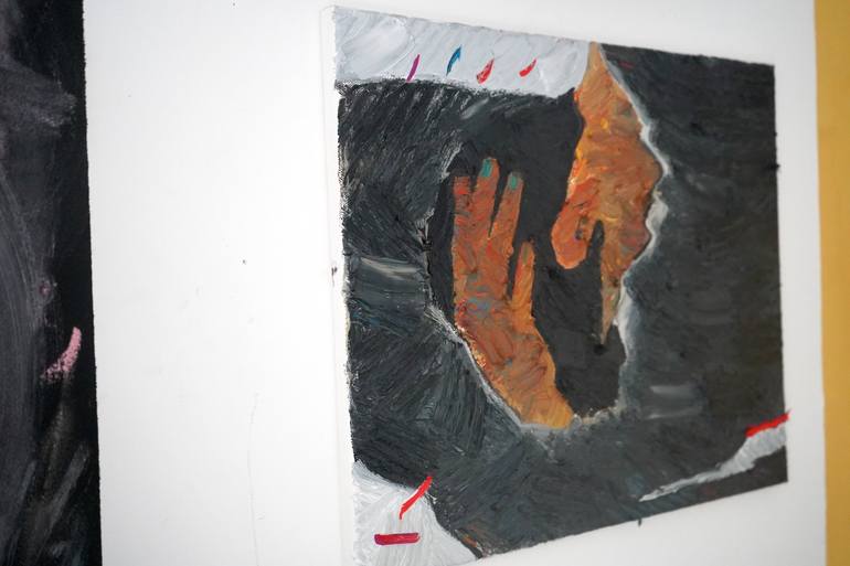 Original Expressionism People Painting by Prisac Nicolae