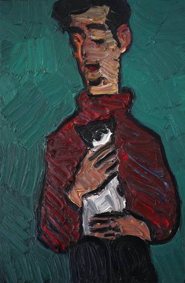 Original Expressionism Cats Paintings by Prisac Nicolae