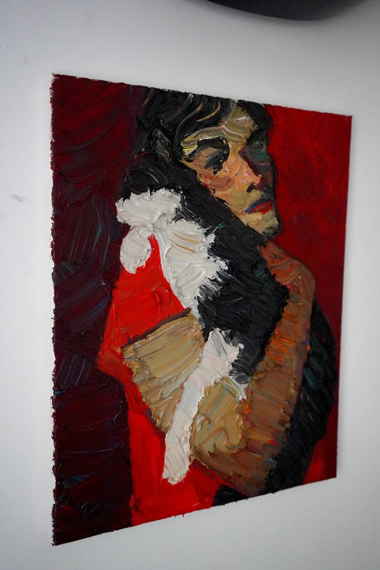 Original Cats Painting by Prisac Nicolae