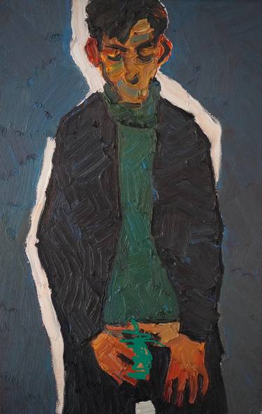 Original Expressionism Portrait Paintings by Prisac Nicolae