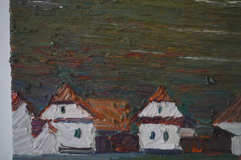 Original Expressionism Landscape Painting by Prisac Nicolae