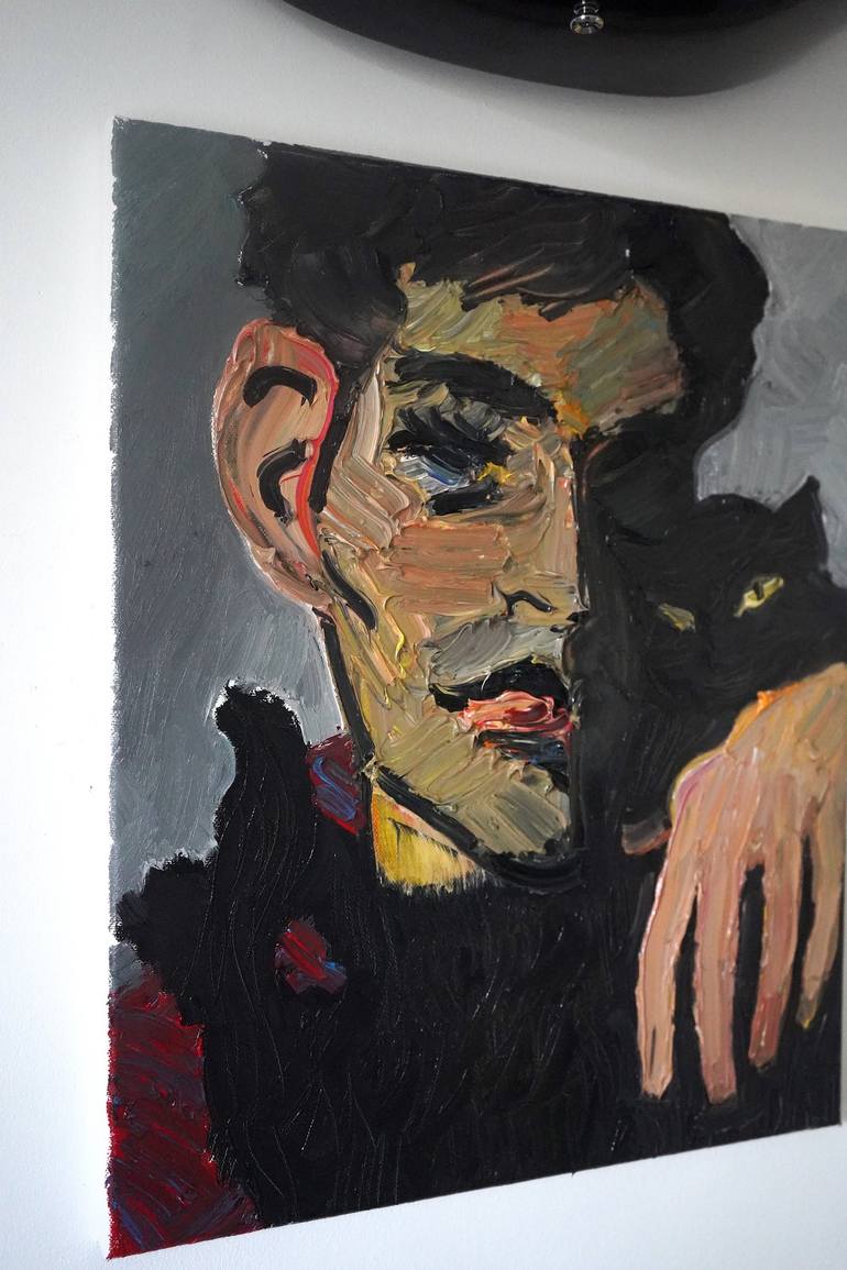 Original Portrait Painting by Prisac Nicolae