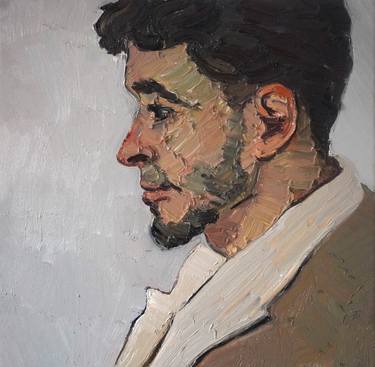 Original Expressionism Portrait Paintings by Prisac Nicolae