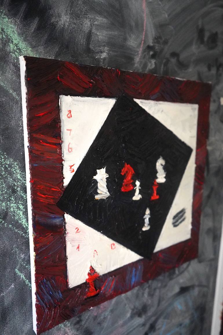 Original Expressionism Abstract Painting by Prisac Nicolae