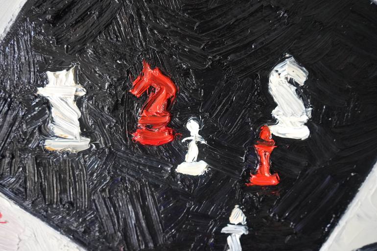 Original Expressionism Abstract Painting by Prisac Nicolae
