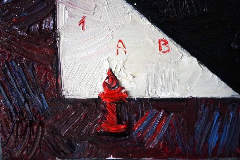 Original Expressionism Abstract Painting by Prisac Nicolae