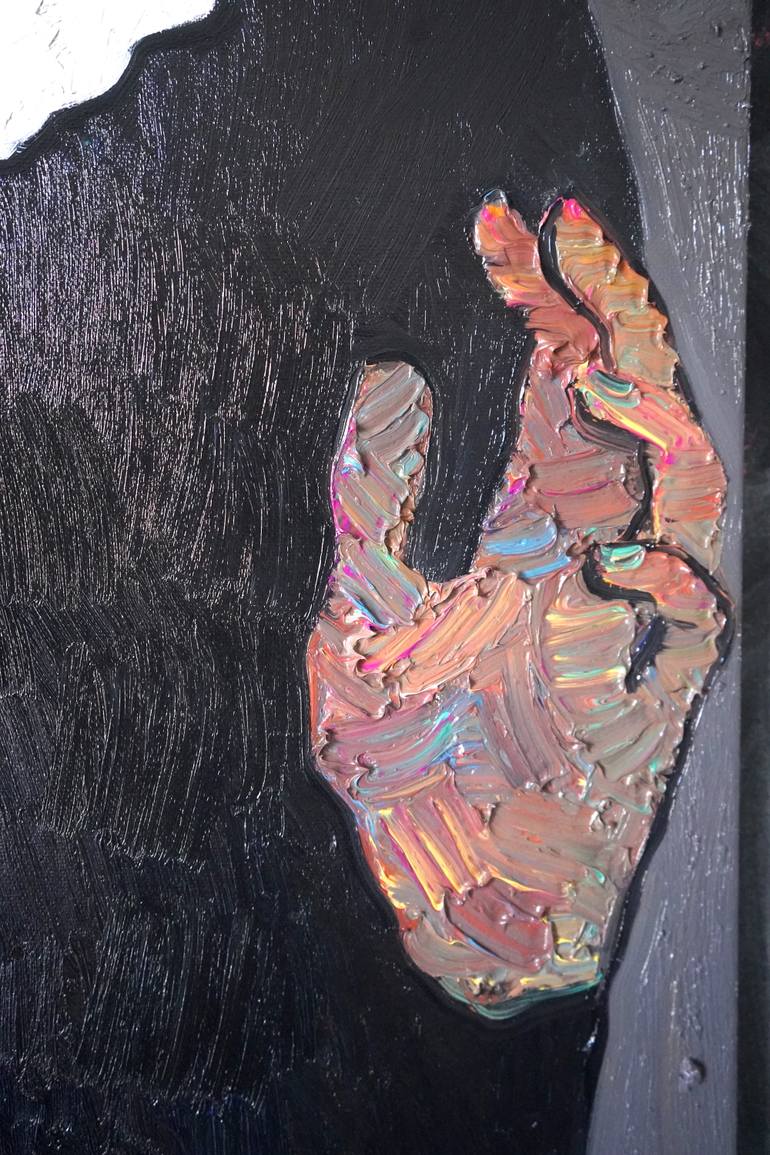 Original Expressionism Men Painting by Prisac Nicolae