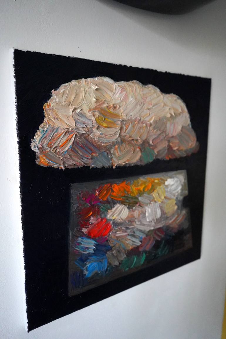 Original Expressionism Abstract Painting by Prisac Nicolae