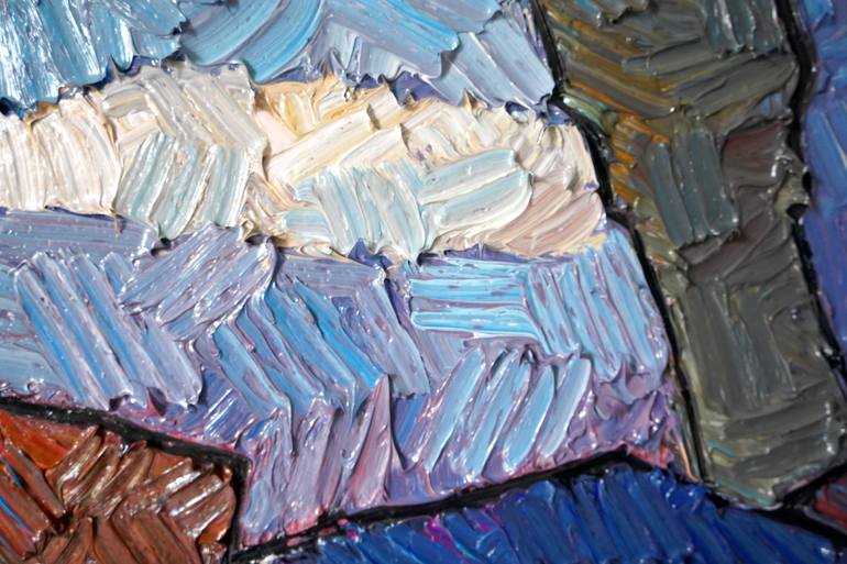 Original Figurative Abstract Painting by Prisac Nicolae