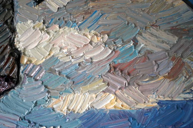 Original Figurative Abstract Painting by Prisac Nicolae