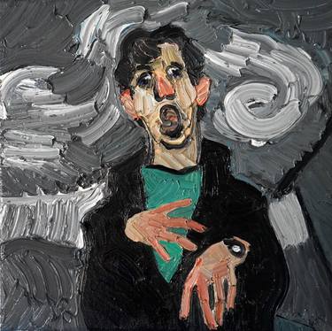 Original Expressionism Abstract Painting by Prisac Nicolae