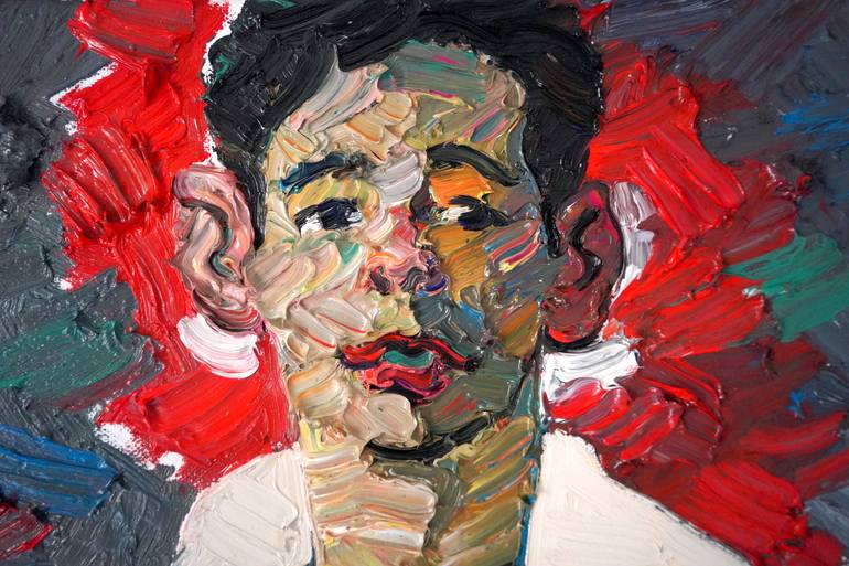 Original Expressionism Abstract Painting by Prisac Nicolae