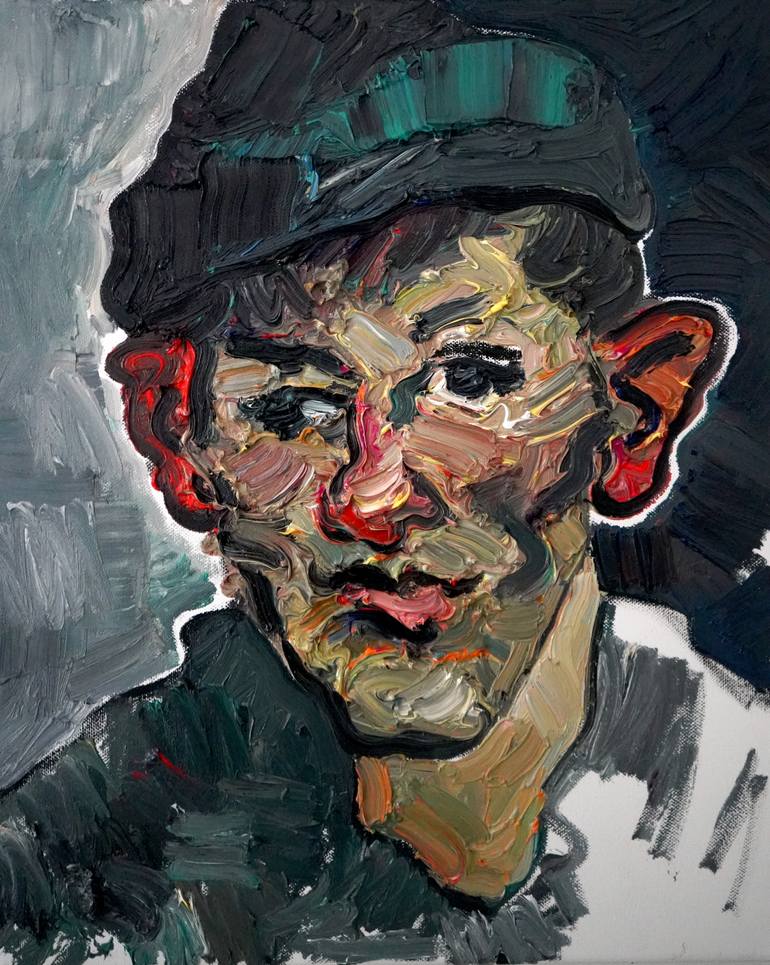 絵画 Sad Sad and tired Painting by Prisac Nicolae | Saatchi Art