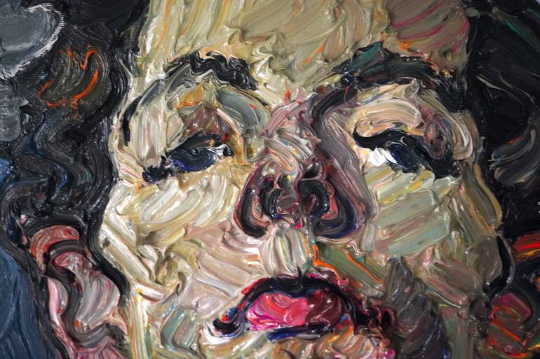 Original Expressionism Abstract Painting by Prisac Nicolae
