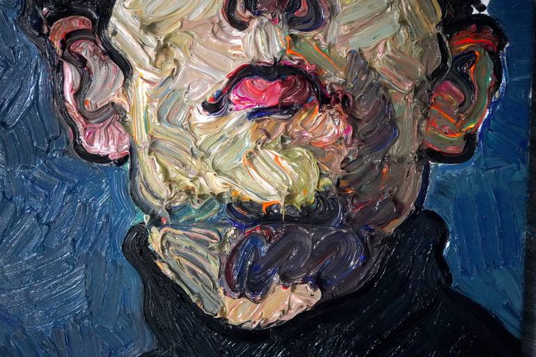 Original Expressionism Abstract Painting by Prisac Nicolae