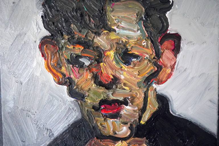 Original Expressionism Abstract Painting by Prisac Nicolae