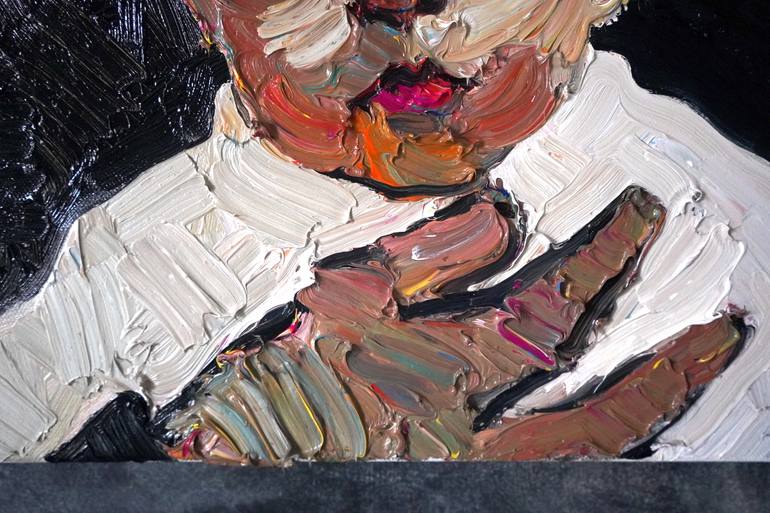 Original Expressionism Abstract Painting by Prisac Nicolae
