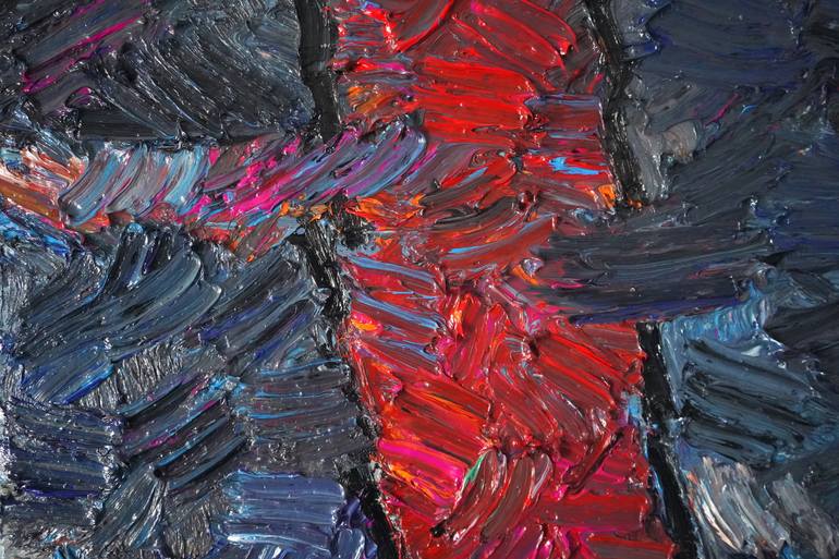 Original Expressionism Abstract Painting by Prisac Nicolae